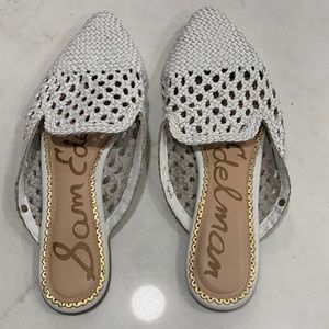 Navya Woven Flat Mule